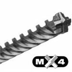 SDS+ Rotary Hammer Bits - 4 Cutting Tips